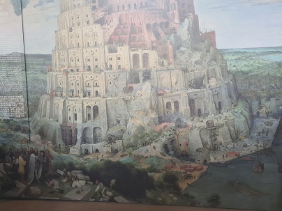 Rome, 24h Hop-On Hop Off: The Tower of Babel, Pieter Bruegel the elder, 1563, inspired by the Colosseum